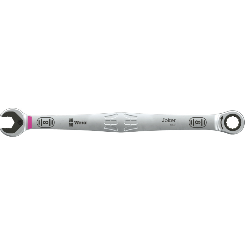 Wera klucz płasko-oczkowy z grzechotką 8 mm Joker 6007 SB wersja długa