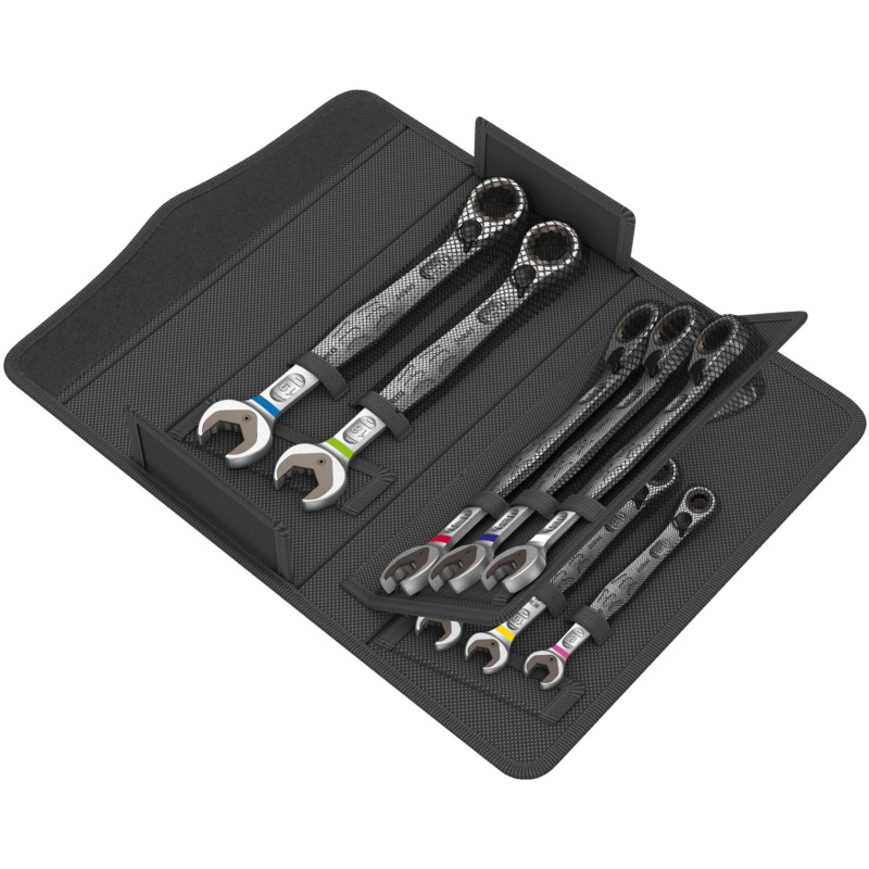 Wera klucze płasko-oczkowe z grzechotką i przełącznikiem Joker 6001 Set 11 sztuk