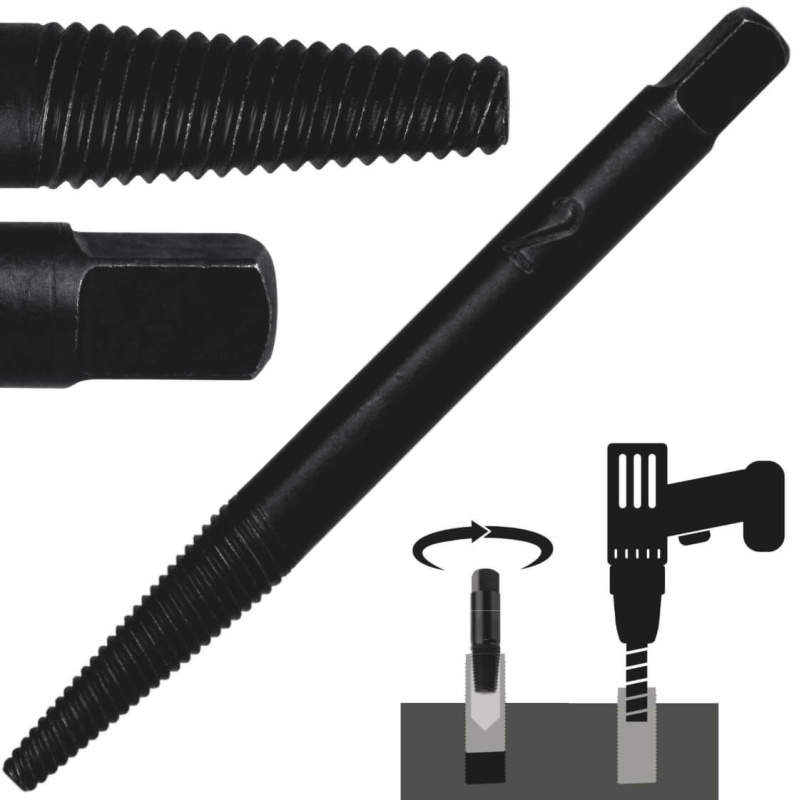 Rennsteig 470 002 3 wykrętak do urwanych śrub M6-M8 spirala, gwint prawy