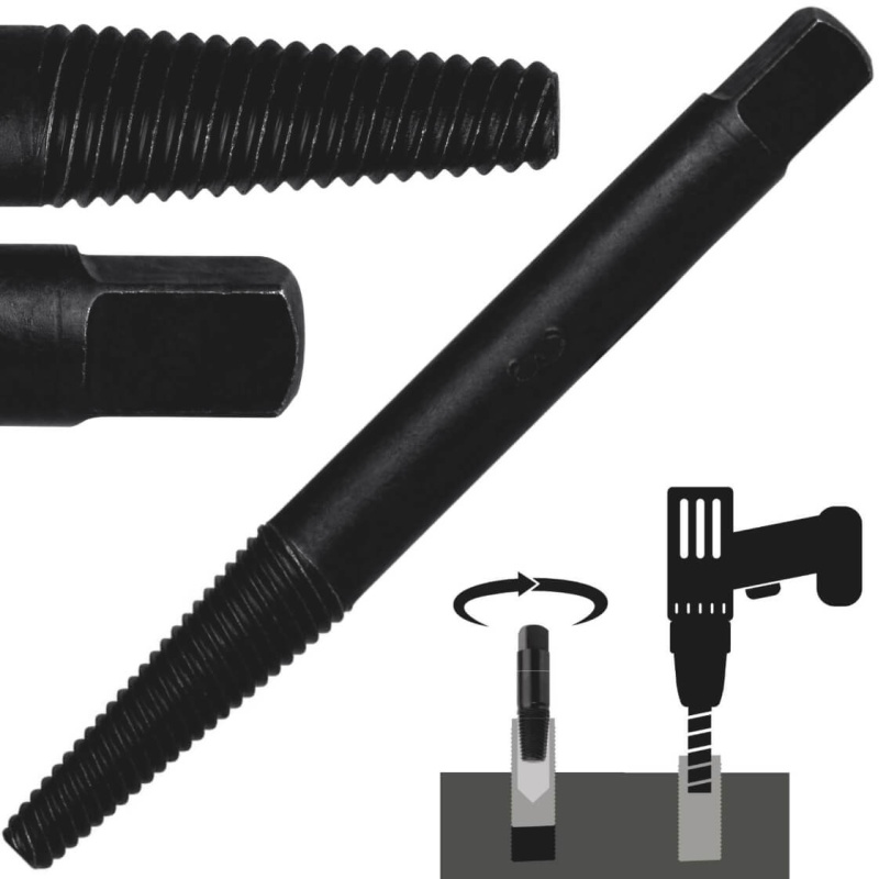 Rennsteig 470 003 3 wykrętak do urwanych śrub M8-M11 spirala, gwint prawy