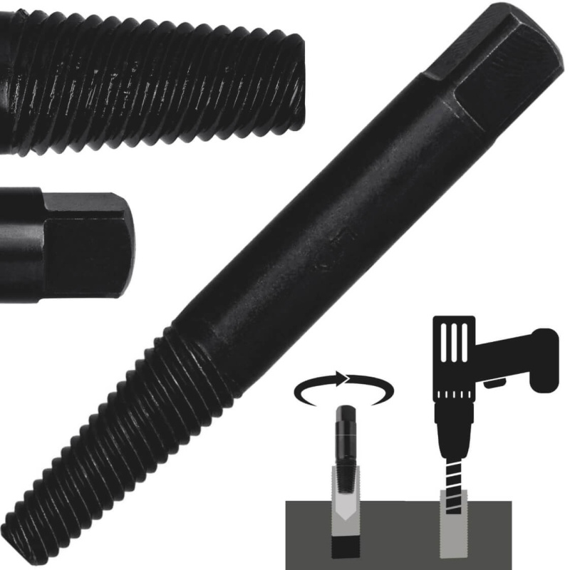 Rennsteig 470 005 3 wykrętak do urwanych śrub M14-M18 spirala, gwint prawy