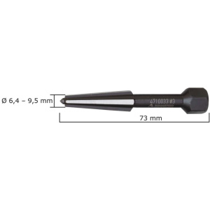 Rennsteig 471 003 3 wykrętak do urwanych śrub M10-M12 gwint lewy-prawy
