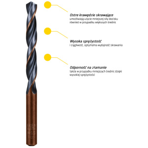 Zestaw wierteł do metalu 1–13 mm HSS Alpen Sprint Master KP 25 | Narzędzia MagMar