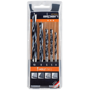 Alpen Holz TM 5 – wiertła do drewna 4–10 mm | Narzędzia MagMar