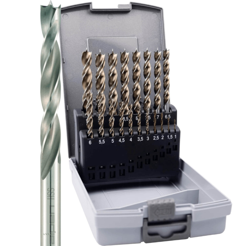 Alpen Timber Twist KP 19 – wiertła do drewna 1–10 mm HSS | Narzędzia MagMar