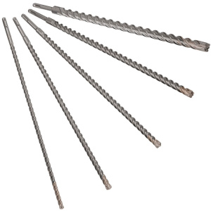Alpen wiertła do betonu zbrojonego 10/ 12/ 14/ 16/ 18/ 20 mm długie 450 mm SDS-plus FORCE X 5 sztuk