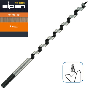Zestaw wierteł śrubowych do drewna 6–16 x 235 mm Alpen | Narzędzia MagMar