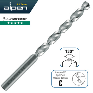 Zestaw wierteł kobaltowych 1–13 mm Alpen HSS-Co | Narzędzia MagMar