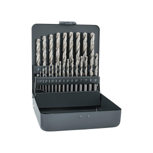 Alpen wiertła kobaltowe do metalu i stali nierdzewnej 1-13 mm DIN 338 HSS-Co Cobalt KM 25 sztuk