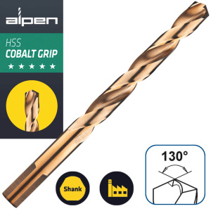 Wiertło kobaltowe 6 mm Alpen DIN 338 HSS-Co | Narzędzia MagMar