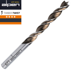 Wiertło do drewna 4,5 mm Alpen HSS | Narzędzia MagMar