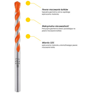Wiertło do cegły 4 mm Alpen Profi Ziegel | Narzędzia MagMar