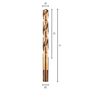 Wiertło kobaltowe 17 mm Alpen DIN 338 HSS-Co | Narzędzia MagMar