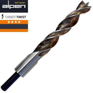 Wiertło do drewna 18 mm Alpen Timber Twist HSS | Narzędzia MagMar