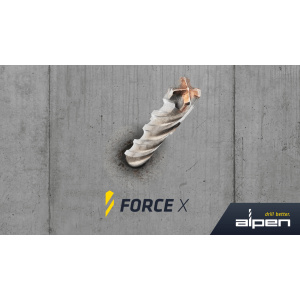 Wiertło do betonu zbrojonego 6x210 mm Alpen FORCE X SDS-plus | Narzędzia MagMar