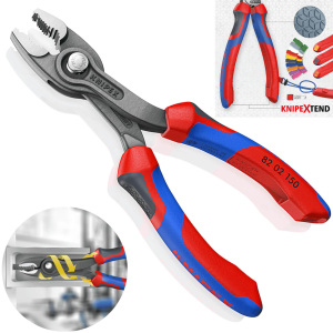 KNIPEX 82 02 150 szczypce zaciskowe przednie TwinGrip®