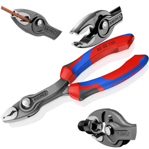KNIPEX 82 02 150 szczypce zaciskowe przednie TwinGrip®