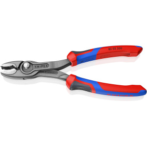 KNIPEX 82 02 200 szczypce zaciskowe przednie TwinGrip Nowy model KNIPEXTEND