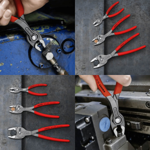KNIPEX 82 01 250 Szczypce nastawne czołowe TwinGrip®