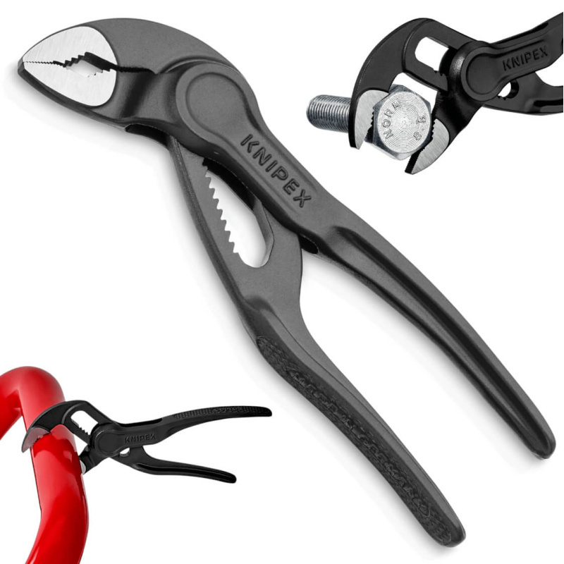 KNIPEX 87 00 100 Cobra® mini szczypce nastawne do rur 100 mm