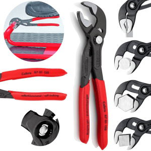 KNIPEX 87 01 125 Cobra® szczypce hydrauliczne nastawne do rur