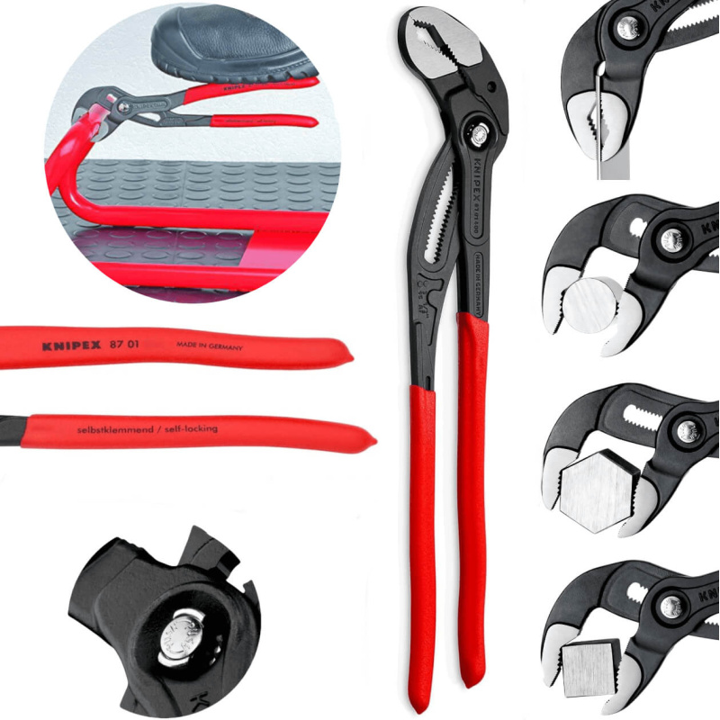 KNIPEX 87 01 400 Cobra® XL szczypce nastawne do rur