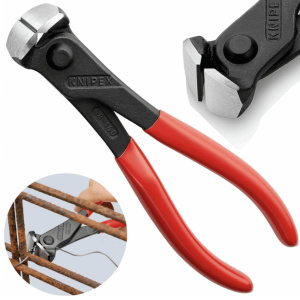 Knipex 68 01 160 cęgi zbrojarskie, szczypce czołowe 160 mm