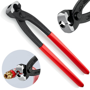 Knipex 10 99 I220 Szczypce do zacisków uszowych, cęgi czołowe 220 mm